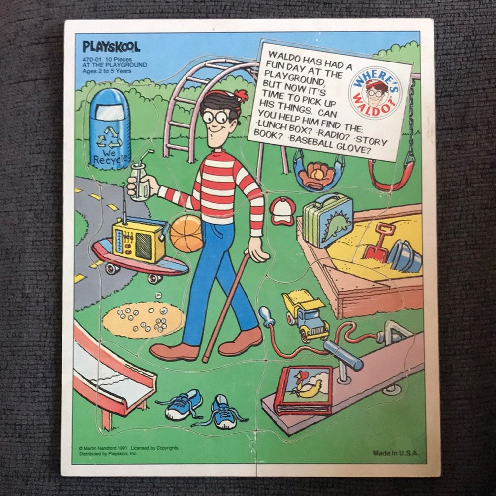 Playskool At the playground 470-01 10 pieces